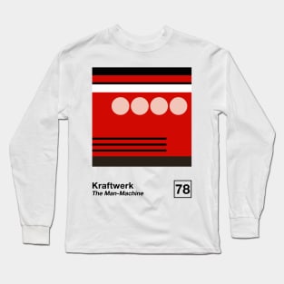 The Man-Machine / Minimalist Style Poster Artwork Design Long Sleeve T-Shirt